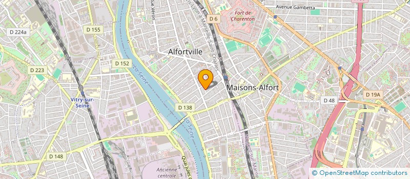 localisation de l'entreprise JET CONSEIL & MEDIA à ALFORTVILLE