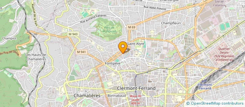 localisation de l'entreprise JET CUT CLERMONT à CLERMONT FERRAND