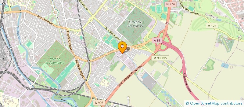 localisation de l'entreprise JET DECOUP' à DIJON