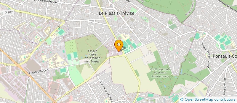 localisation de l'entreprise JET EQUIPEMENT S.A. à LE PLESSIS-TREVISE