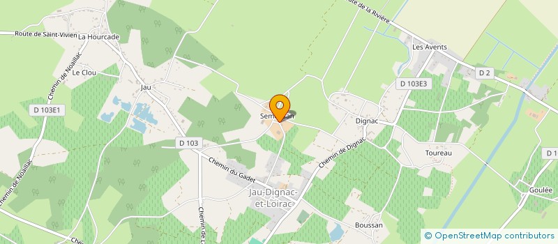 localisation de l'entreprise JET FLY EVASION à JAU-DIGNAC-ET-LOIRAC