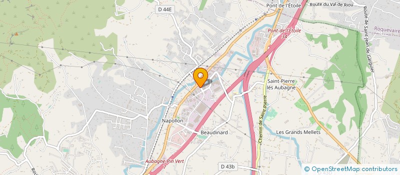 localisation de l'entreprise JET FRANCE à AUBAGNE