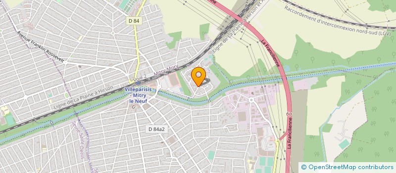 localisation de l'entreprise JET GARDEN  VILLEPARISIS