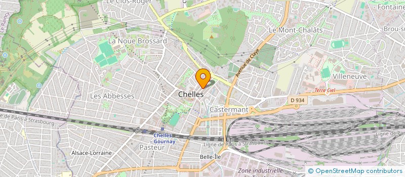 localisation de l'entreprise JET INVESTISSEMENT à CHELLES