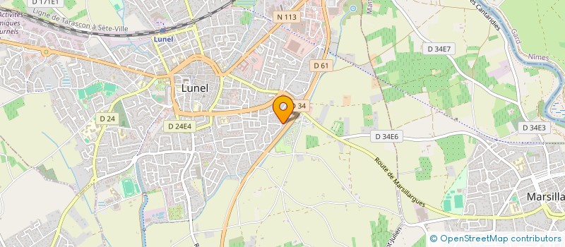 localisation de l'entreprise JET KART CONCEPT à LUNEL