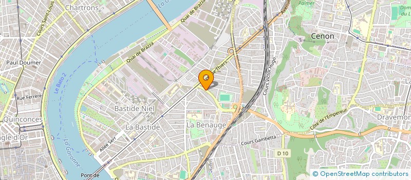 localisation de l'entreprise JET LGG HOLDING  BORDEAUX