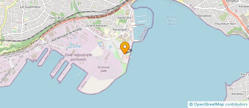 localisation de l'entreprise JET MARINE à BREST
