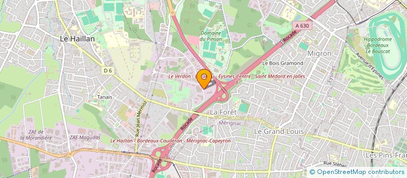 localisation de l'entreprise JET MOTO à EYSINES