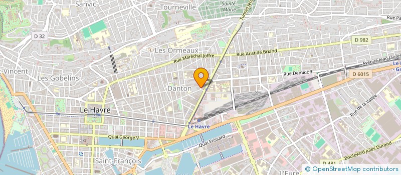 localisation de l'entreprise JET PAIN 24 à LE HAVRE