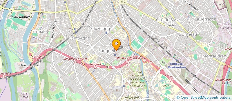 localisation de l'entreprise JET PIZZA à TOULOUSE