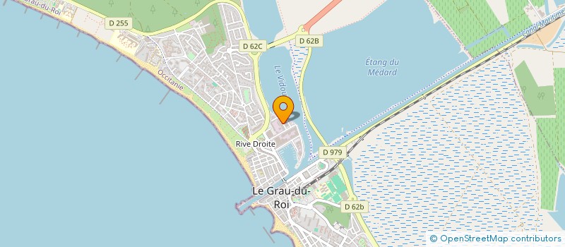 localisation de l'entreprise JET ROI  LE GRAU-DU-ROI