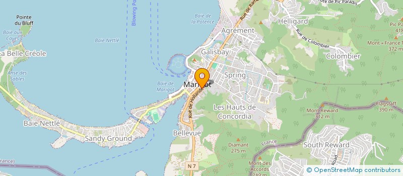 localisation de l'entreprise JET'S  SAINT MARTIN