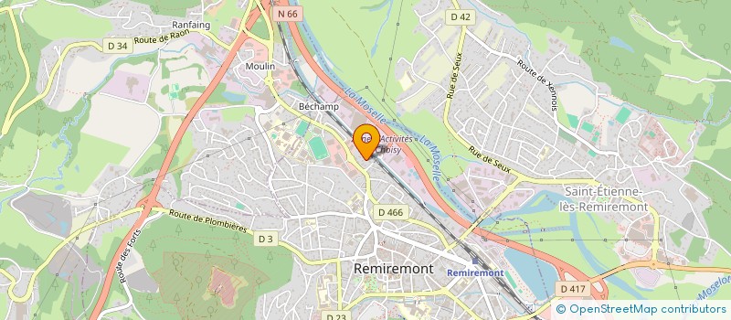 localisation de l'entreprise JET'S 88  REMIREMONT