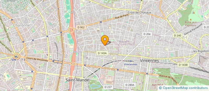 localisation de l'entreprise JET'S EIGHT PRODUCTIONS à MONTREUIL