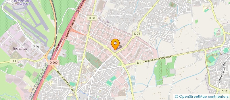 localisation de l'entreprise JET SERVICES à PERPIGNAN