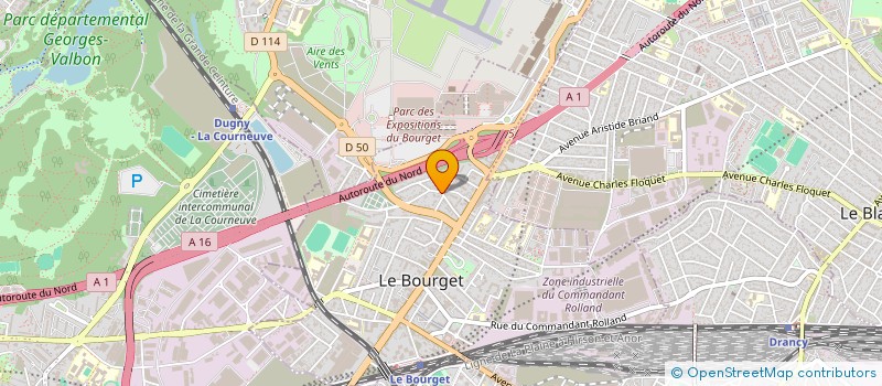 localisation de l'entreprise JET SERVICES GROUP à LE BOURGET