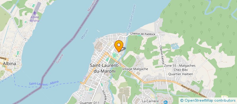 localisation de l'entreprise JET SET à SAINT-LAURENT-DU-MARONI