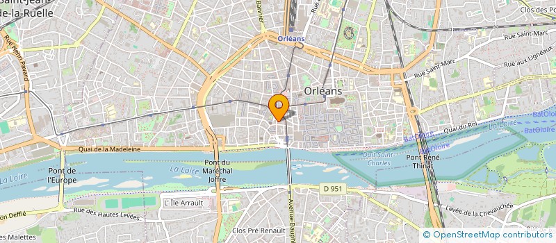 localisation de l'entreprise JET SET  ORLEANS
