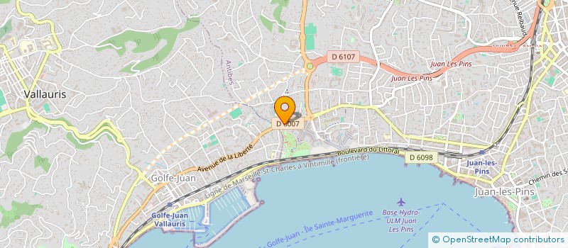 localisation de l'entreprise JET SET CAR à ANTIBES