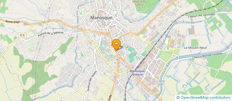 localisation de l'entreprise JET SET FRANCE à MANOSQUE
