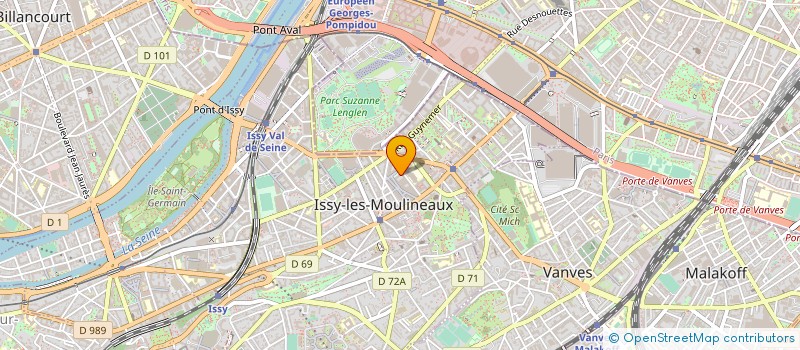 localisation de l'entreprise JET SOLIDAIRE à ISSY-LES-MOULINEAUX