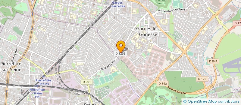 localisation de l'entreprise JET TELECOM SERVICE  GARGES-LES-GONESSE