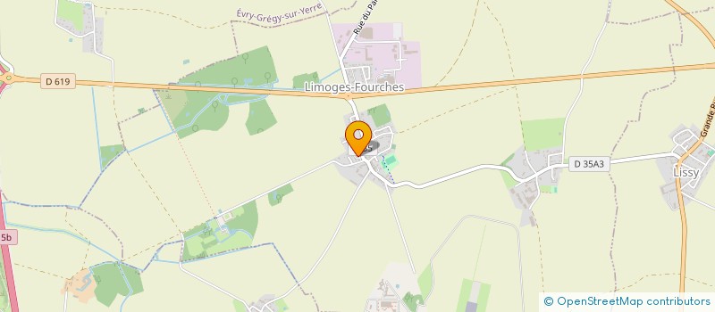 localisation de l'entreprise JET TP JACQUES EUROPE TRANSPORT ET TP  LIMOGES-FOURCHES