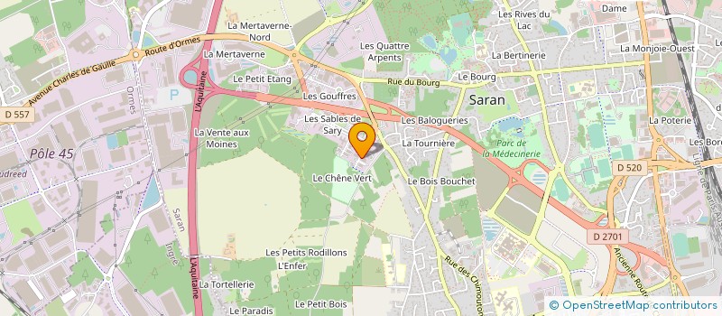 localisation de l'entreprise JET TRANS EXPRESS à SARAN