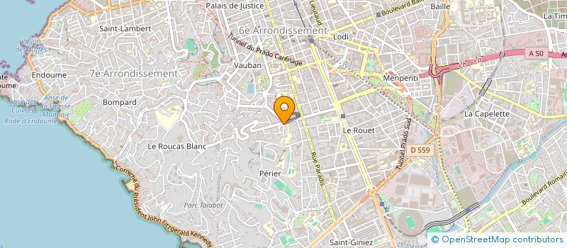 localisation de l'entreprise JET TRANSPORT  MARSEILLE