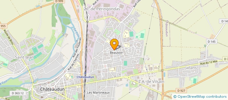 localisation de l'entreprise JET TRANSPORT EXPRESS à CHATEAUDUN