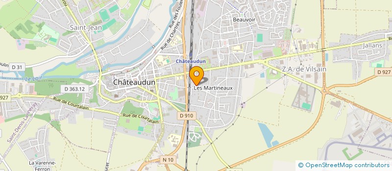 localisation de l'entreprise JET7CAB à CHATEAUDUN