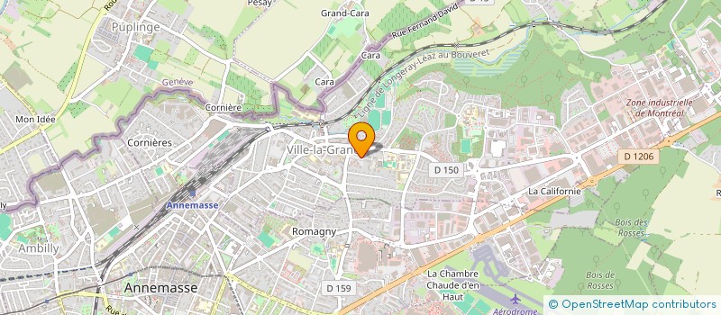 localisation de l'entreprise JETA IMMOBILIER  VILLE-LA-GRAND