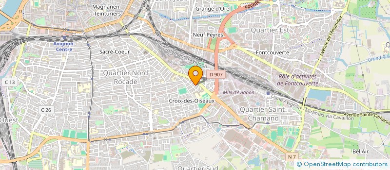 localisation de l'entreprise JETBOARD à AVIGNON