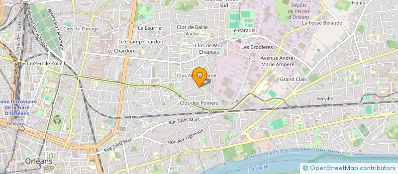 localisation de l'entreprise JETCOZ à ORLEANS