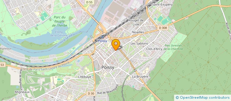 localisation de l'entreprise JETDISTRI  POISSY