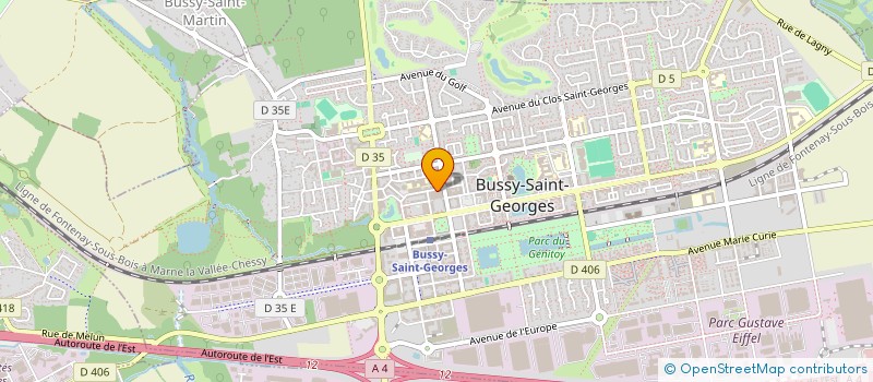localisation de l'entreprise JETEGOU à BUSSY-SAINT-GEORGES