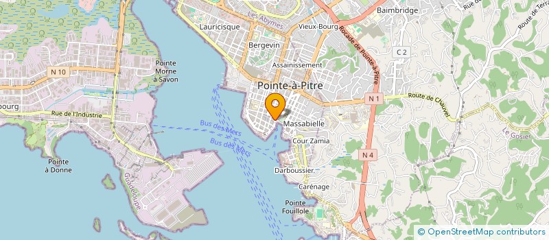 localisation de l'entreprise JETFRY PTP à POINTE-A-PITRE
