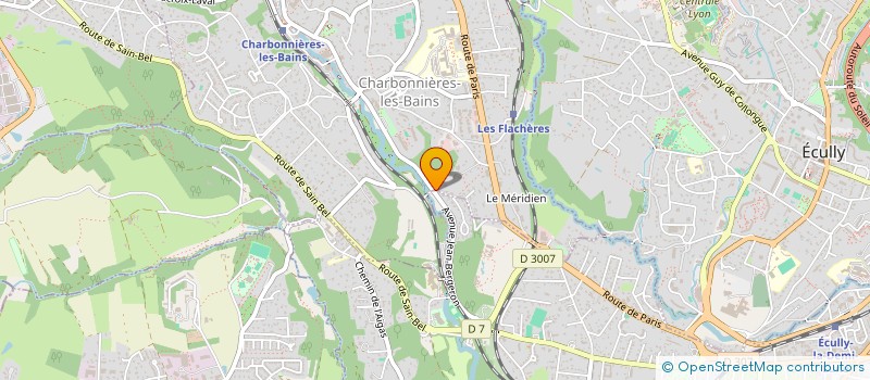 localisation de l'entreprise JETGROUP FRANCE  CHARBONNIERES-LES-BAINS