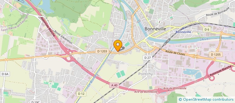 localisation de l'entreprise JETHO  BONNEVILLE