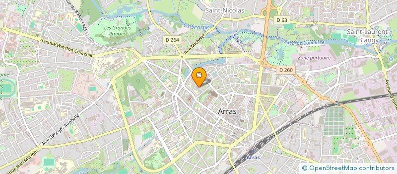 localisation de l'entreprise JETI à ARRAS