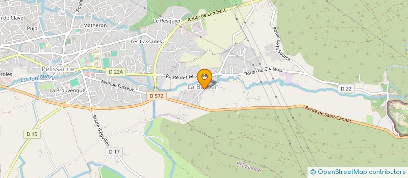 localisation de l'entreprise JETINK  LA BARBEN