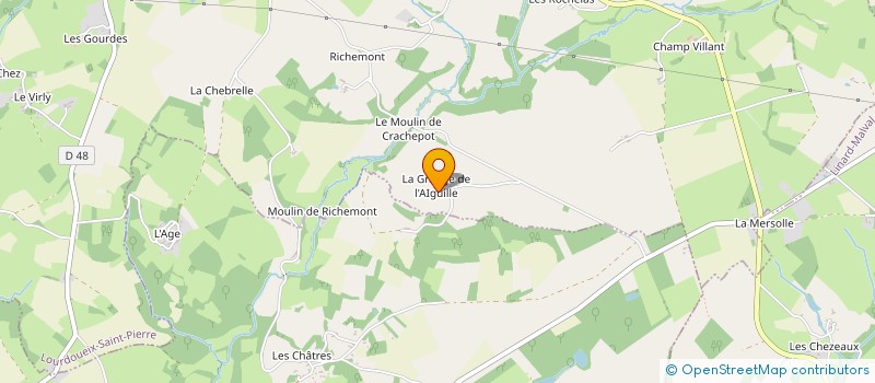 localisation de l'entreprise JETIX à LOURDOUEIX-SAINT-PIERRE