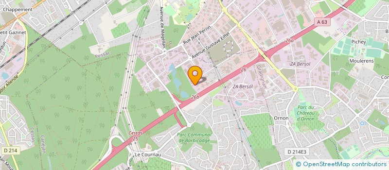 localisation de l'entreprise JETKEY INVEST à BORDEAUX