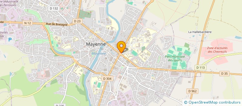 localisation de l'entreprise JETLAG  MAYENNE