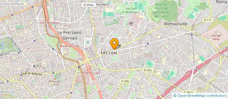 localisation de l'entreprise JETM à LES LILAS