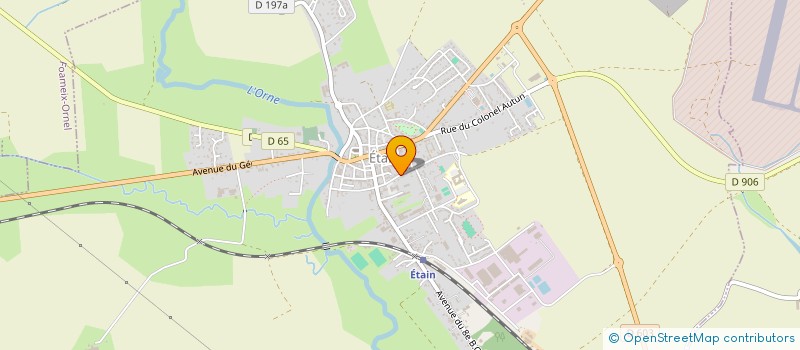localisation de l'entreprise JETM à ETAIN