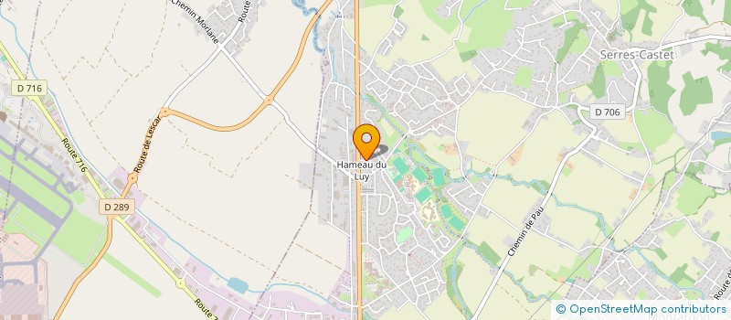 localisation de l'entreprise JETO  SERRES-CASTET