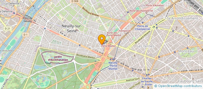 localisation de l'entreprise JETOILE à NEUILLY-SUR-SEINE
