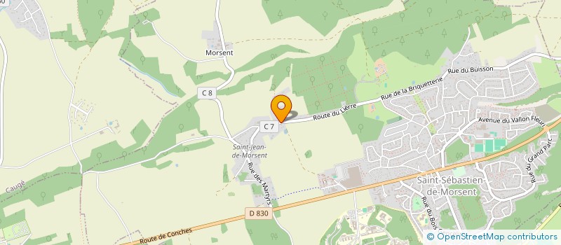 localisation de l'entreprise JETONS L'ENCRE  SAINT-SEBASTIEN-DE-MORSENT