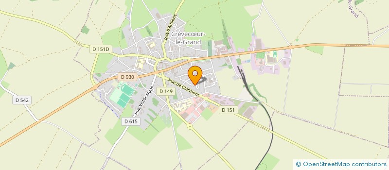 localisation de l'entreprise JETONS UN OEIL SUR L'AVENIR  CREVECUR-LE-GRAND